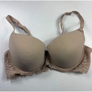Auden‎ Lightly Lined Lace Trim Underwire Bra Comfortable Everyday 40C
